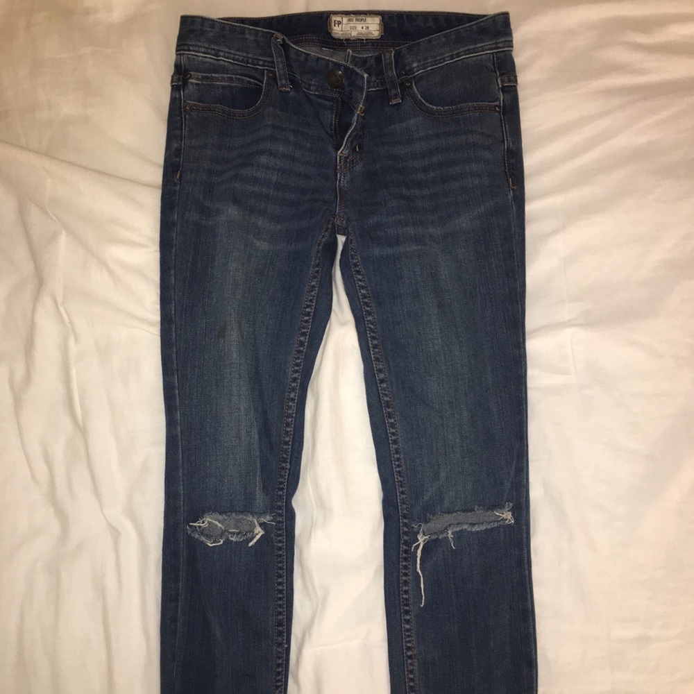 Ripped Free People jeans